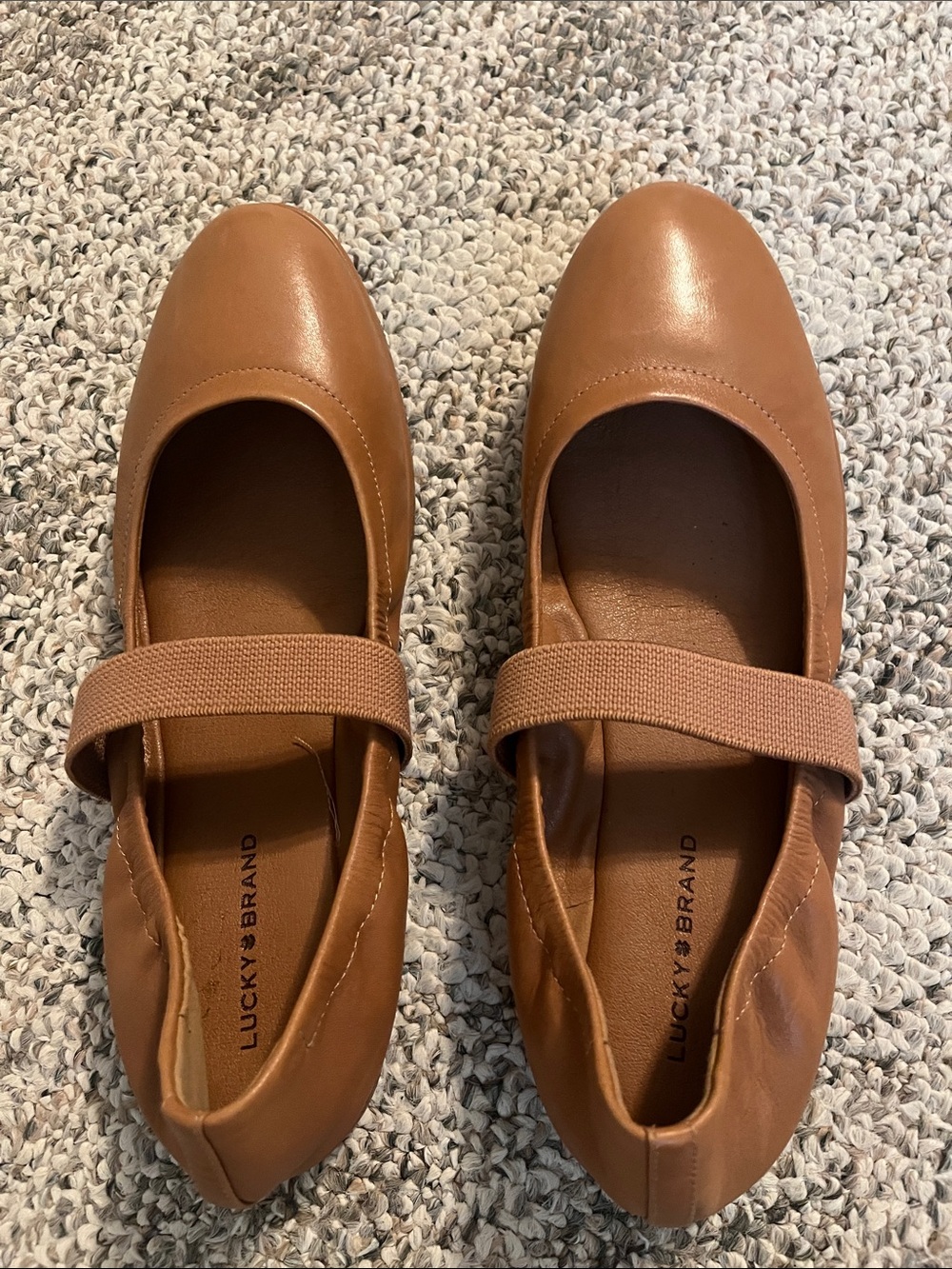 Lucky Brand Tan Flats